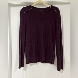 Banana Republic Plum Wool-blend Sweater